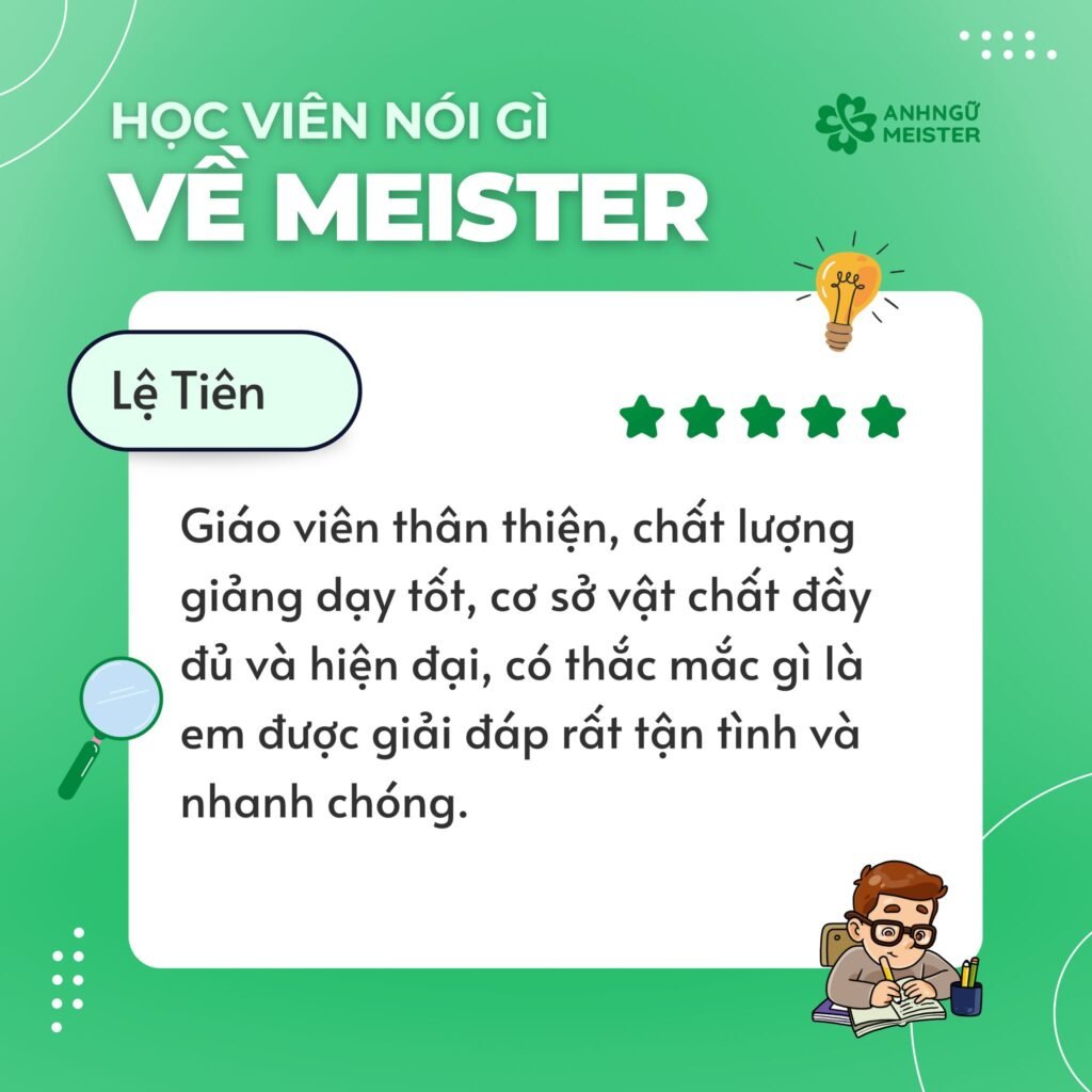 Lệ Tiên nói về Meister