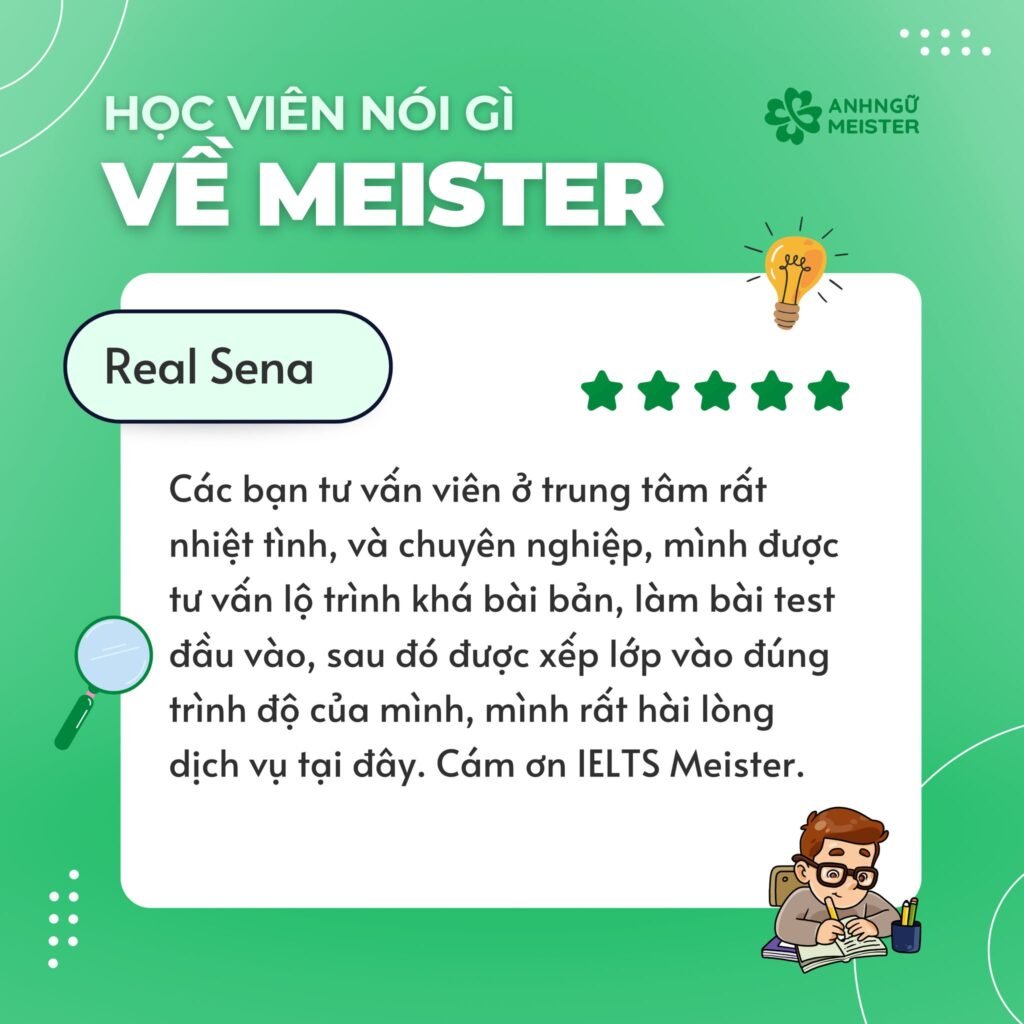 Sena cảm nhận về Meister