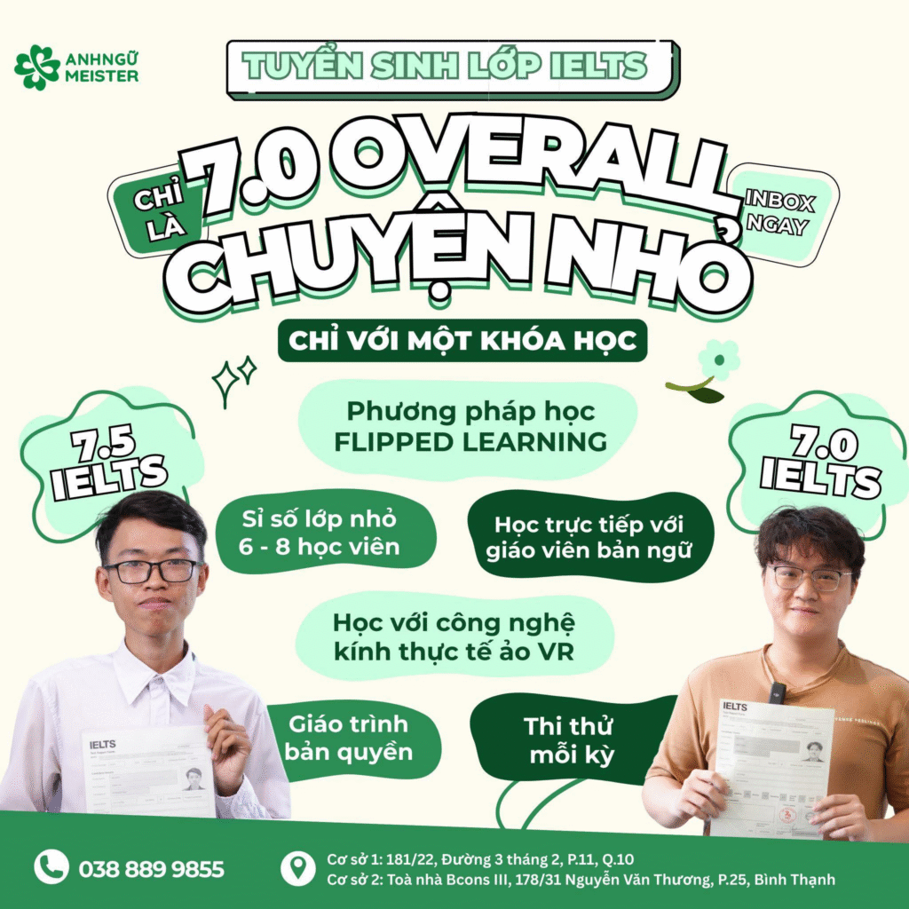 Lớp IELTS Meister